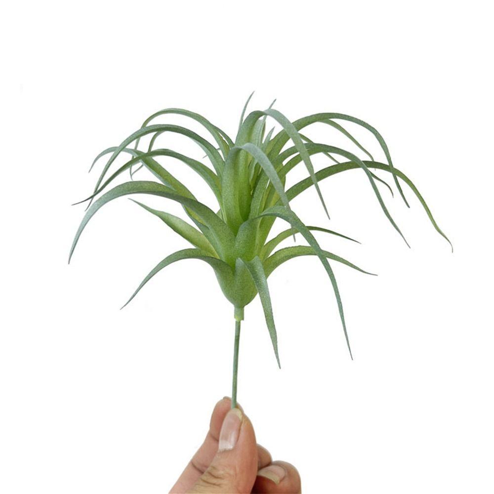 

Товари для дому Квіткова прикраса Штучні бромелії Аерофіти Тіландсії Рослини Штучне флокування Off-white