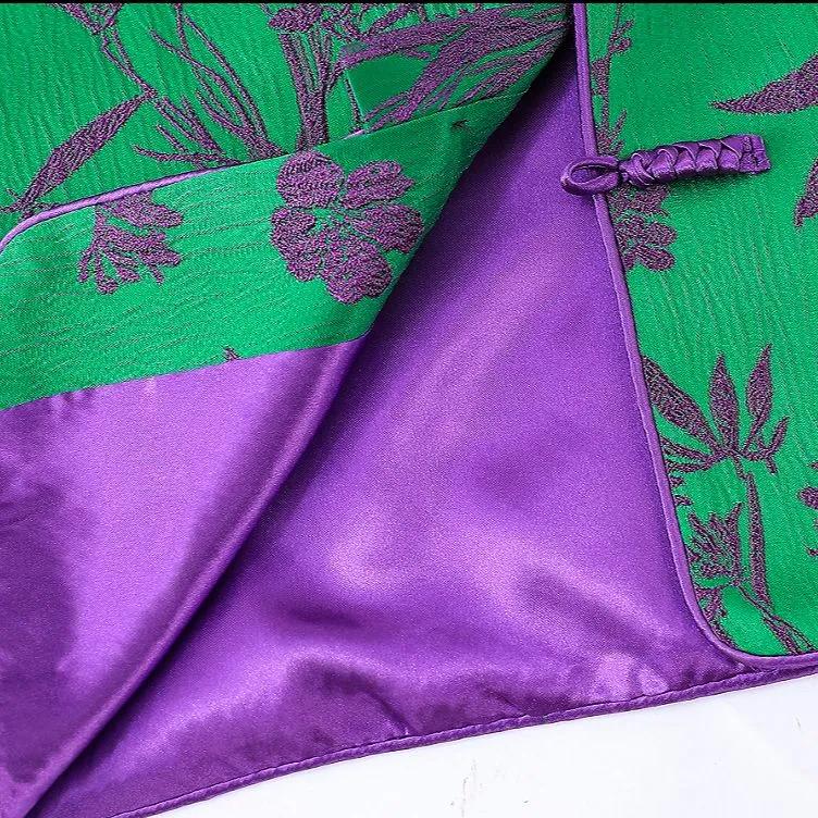 Dámský jarní retro žakárový top kardigan v čínském národním stylu s knoflíky