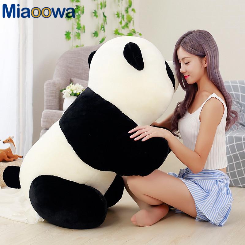 20-70cm Niedliches Baby Großer Riesenpanda Bär Plüsch Stofftier Puppe Tiere Spielzeug Kissen Cartoon Kawaii Puppen Mädchen Liebhaber Geschenke