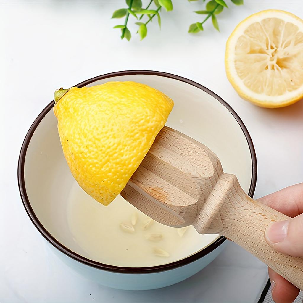 Manual Wooden Lemon Juicer Reamer Squeezer For Lemons And Orange