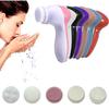 5in1 Face Care Cleanser SPA Face Lifting Massager Electric Facial Body Cleaner Brush Massaging Tool