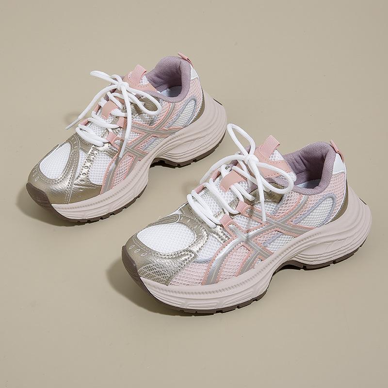 Summer New Breathable Dad Shoes Female Student Casual Shoes Female Platform Running Women's Shoes 8