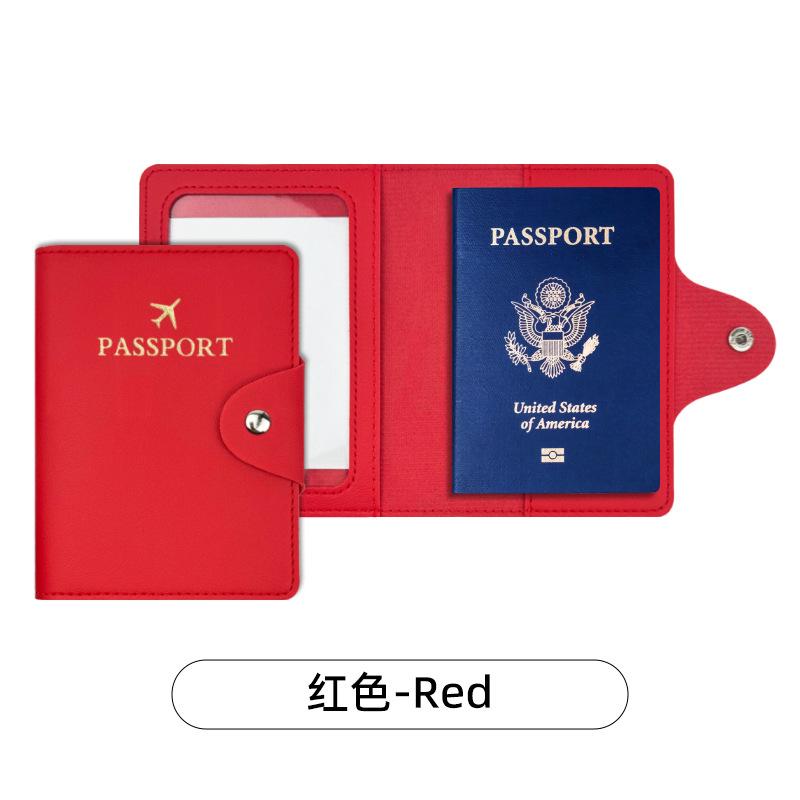 Women Men Fashion Business Passport Covers Holder Multi-Function ID Bank Card PU Leather Wallet Case Travel Accessories