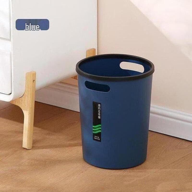 Flip-Top Plastic Trash Can