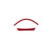 For Toyota Highlander Red Carbon Fiber Interior Speedometer Accent Cover Trim