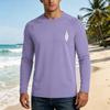 Men's Long Sleeve UPF 50 Plus Sun Protection Shirt Basic Breathable Loose Fit Outdoor Casual T-Shirt with Quick Dry Cooling Fabric