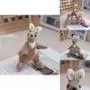 Adorable Plush Kangaroo Keychain Doll With Cute Design For Couples And Collectors
