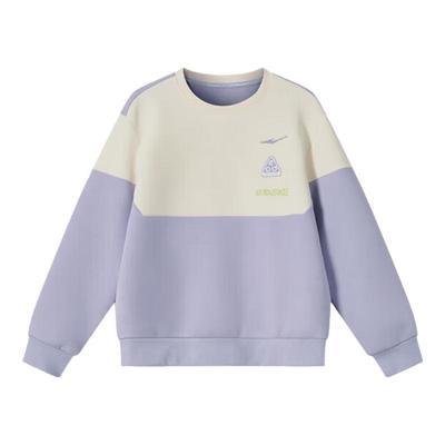 ERKE Kids' 2024 Autumn Casual Pullover Sweatshirt