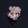 Women's Ellen Clip Hairpin (Purple) Cubic Decoration Point Pin