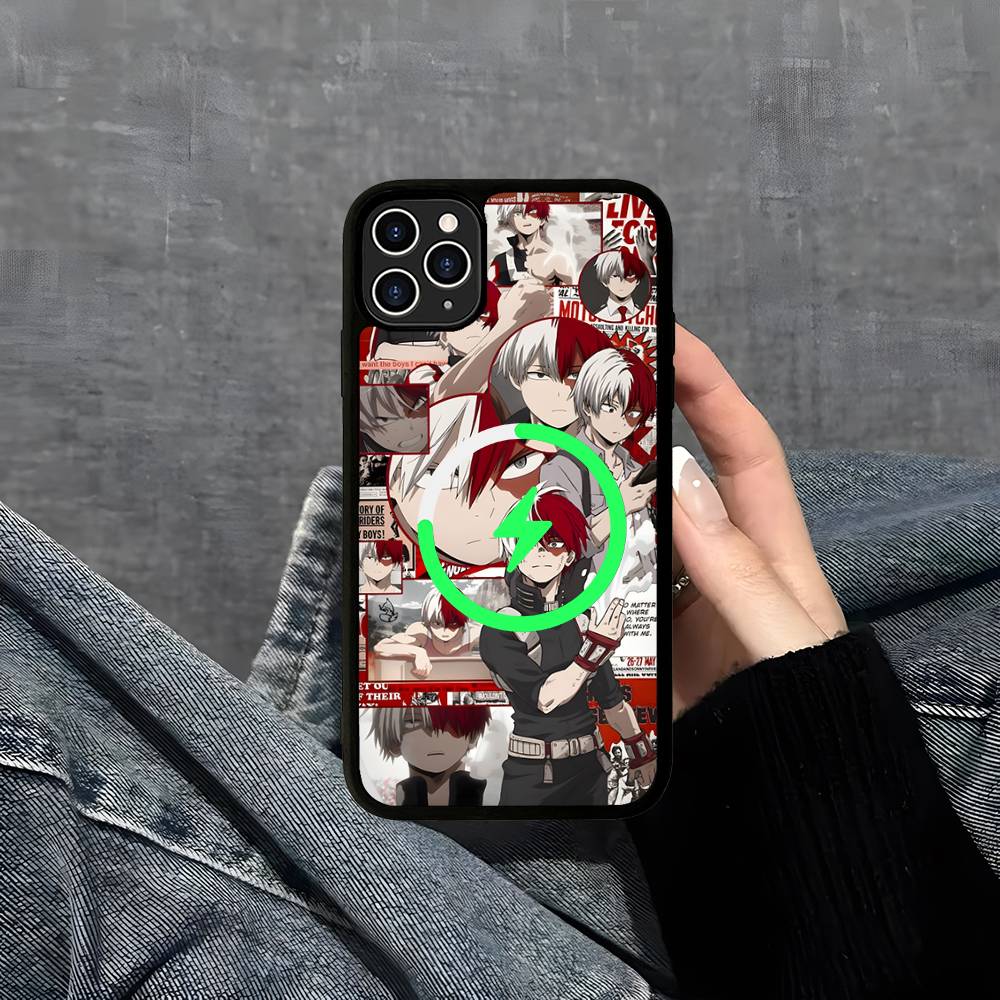 Meine H-Hero Academia D-Deku Für Magsafe Magnetische Hülle Für IPhone 17 Air 16 15 14 13 12 11 Pro Max Plus Kabelloses Laden