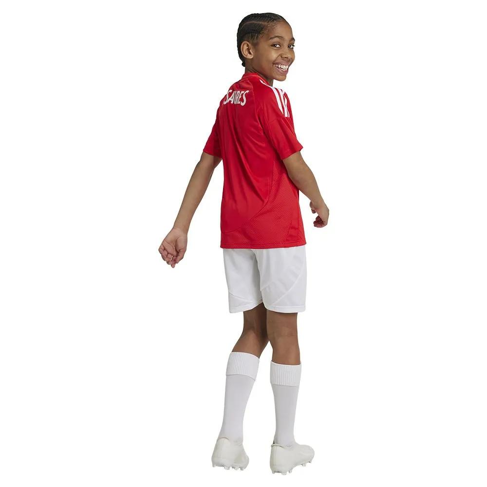 Adidas Benfica Soccer Training Jersey 100% Recycled Polyester red