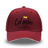 Sandwich Sandwich Print Colombia European American Hardtop Curved Along Baseball Hat Men's Outdoor Visor