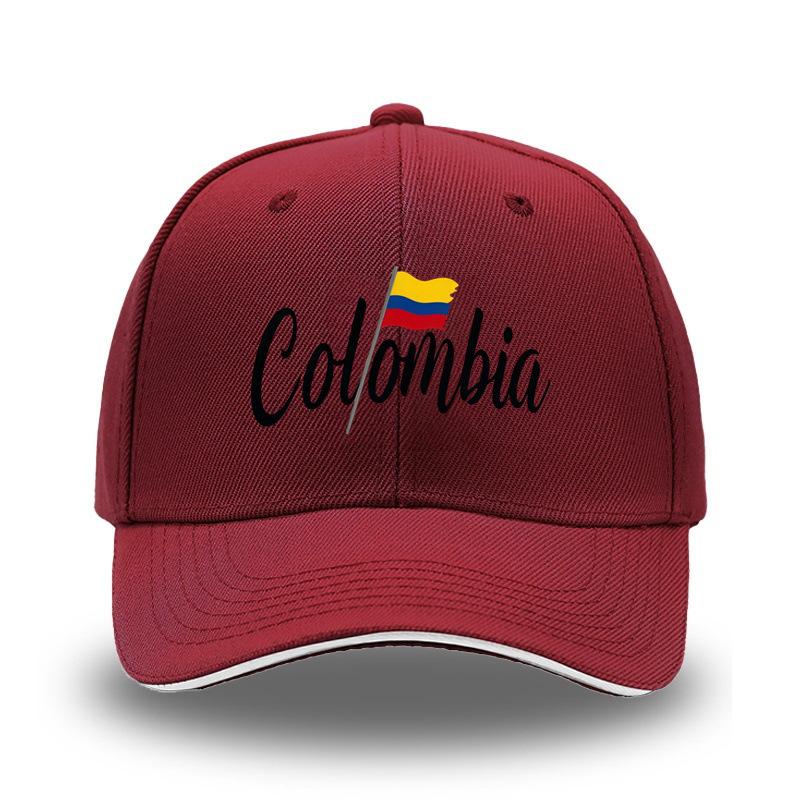Sandwich Sandwich Print Colombia European American Hardtop Curved Along Baseball Hat Men's Outdoor Visor