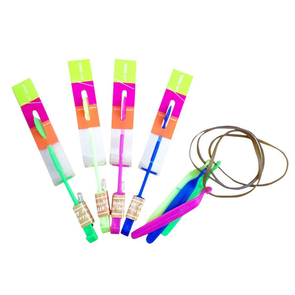 Buy 10pc Amazing Led Light Arrow Rocket Helicopter Flying Toy Party Fun