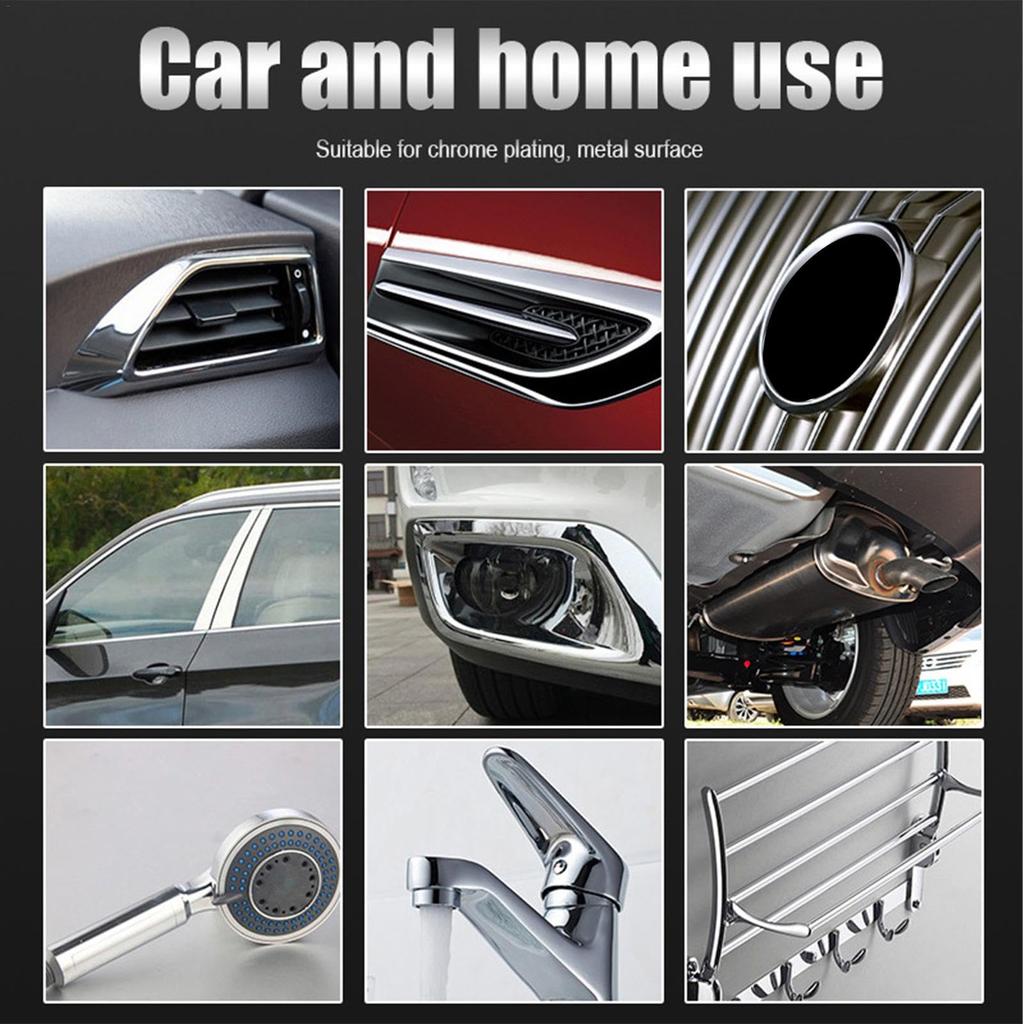 CHROME POLISH, CHROME REPAIR | 350ml Car Chrome Refurbisher | Repairs Car Chrome, Cardio Detailing Supplies, Car Oxidizers and Protectants