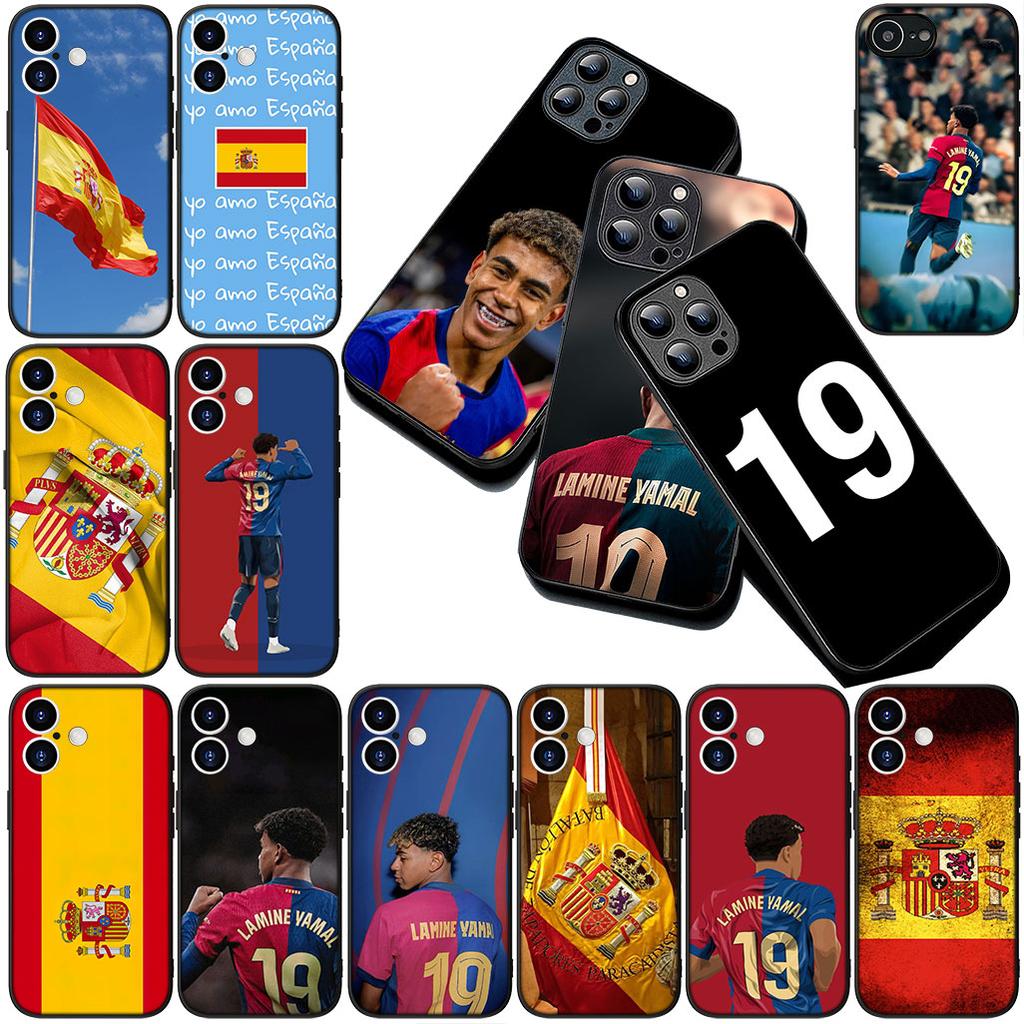 Soccer No 19 Spain Flag Football No19 Phone Cover for Apple iPhone 12 13 Pro Max Mini ProMax X XR 17E 13Mini Protective Case