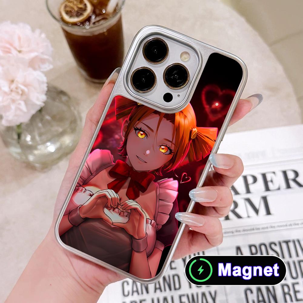 Everlasting Summer Alisa Silver Plating Magsafe Mobile Phone Case for iPhone 17 16 15 14 13 12 11 Air Pro Max Plus Cover