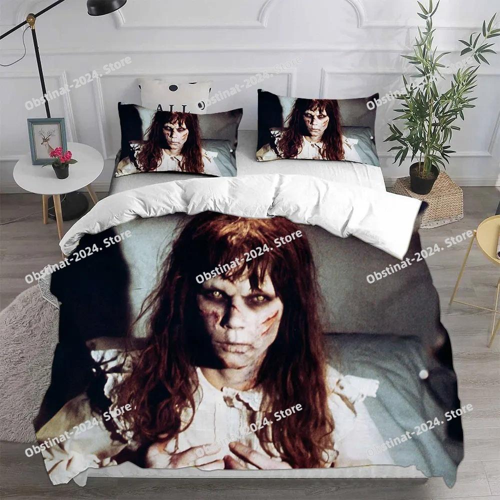 The Exorcist (1973) Bedding Sets Comforter Quilt Bed Cover Duvet Cover Pillow Case 3 Pieces Sets Kids Adult Size