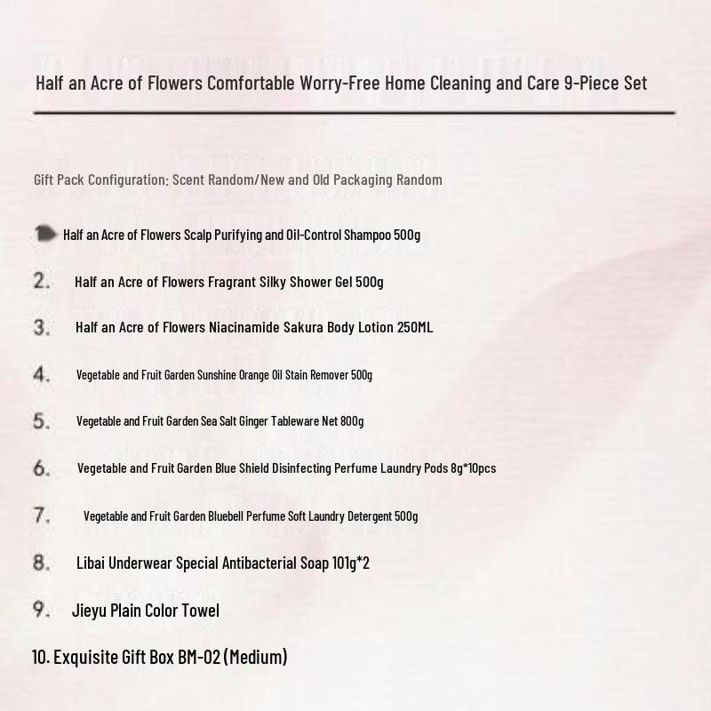 Little Dream Garden Home Care 9-Piece Gift Set