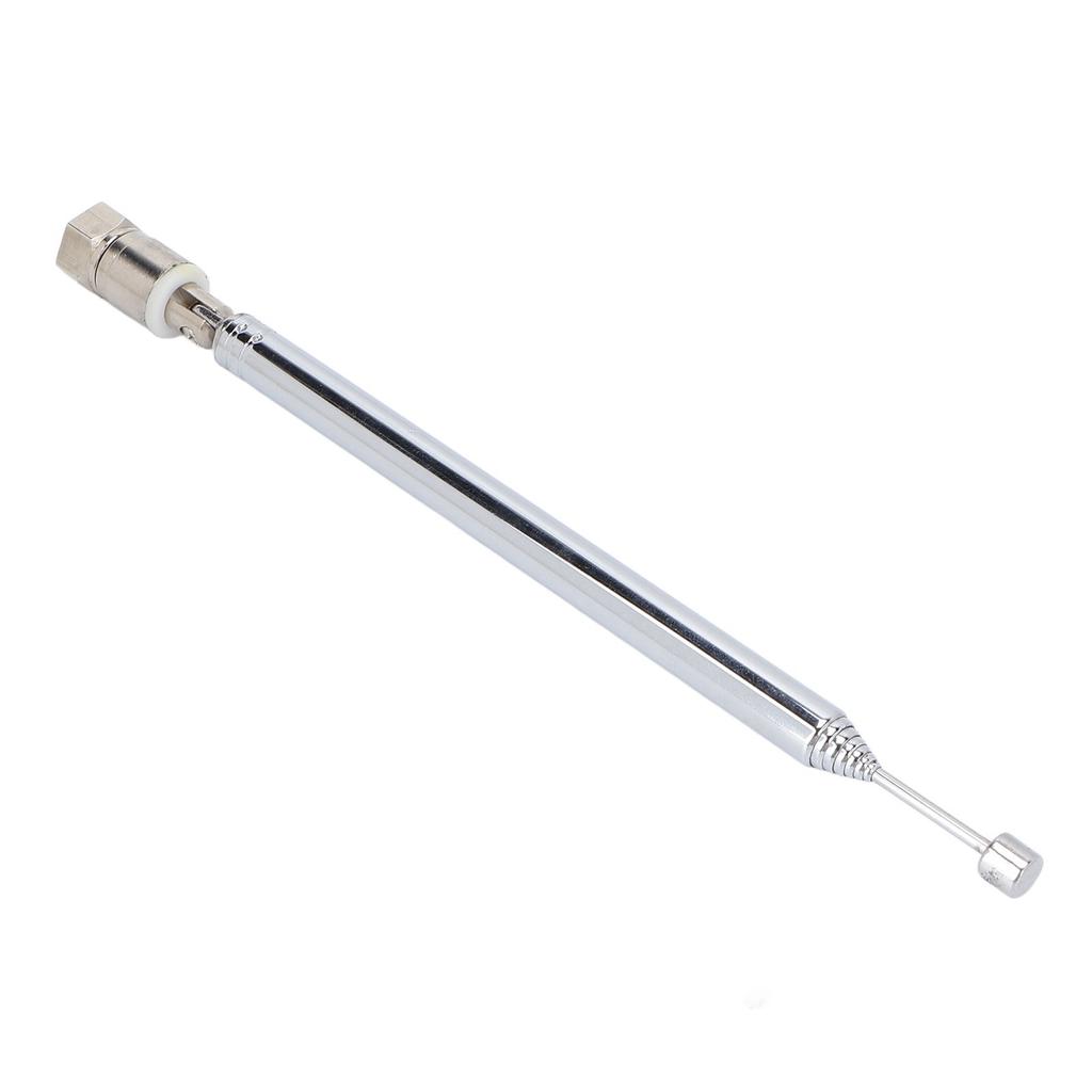 Telescopic Radio Antenna F Male Connector 75 Ohm 8 Sections Telescopic Antenna for Tivoli for