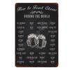Funny Drinking Zone Plaque, Vintage Metal Tin Sign, Irish Pub, Bar, Home Decor, Beer Pong Sign, Man Cave Wall Poster, N371