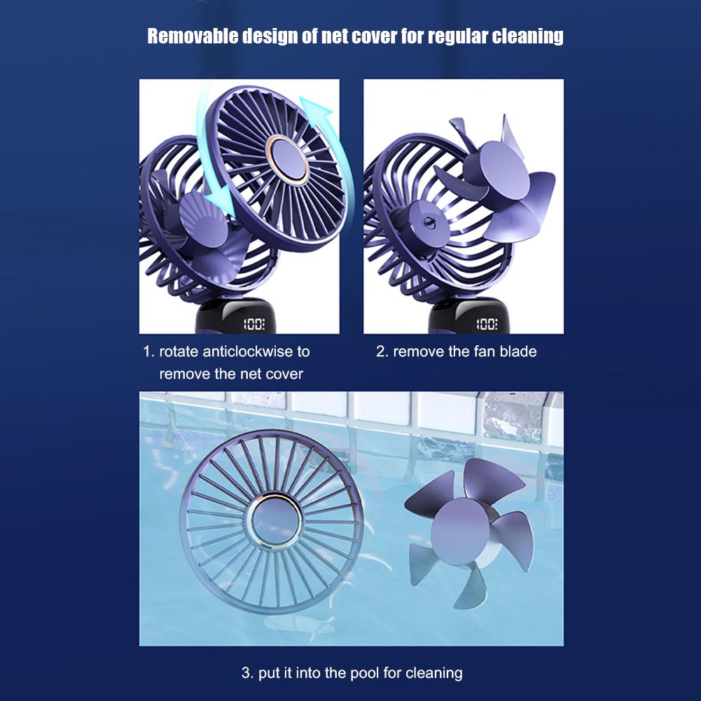 Ventilator portabil portabil cu mini putere USB, convenabil pentru biroul studenților, ventilatoare mici, ventilator, ventilator mic de buzunar, ventilator pliabil manual