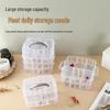 Three-Layer Anti-Oxidation Jewelry Storage Box with 18 Compartments for Earrings, Studs, and Necklaces