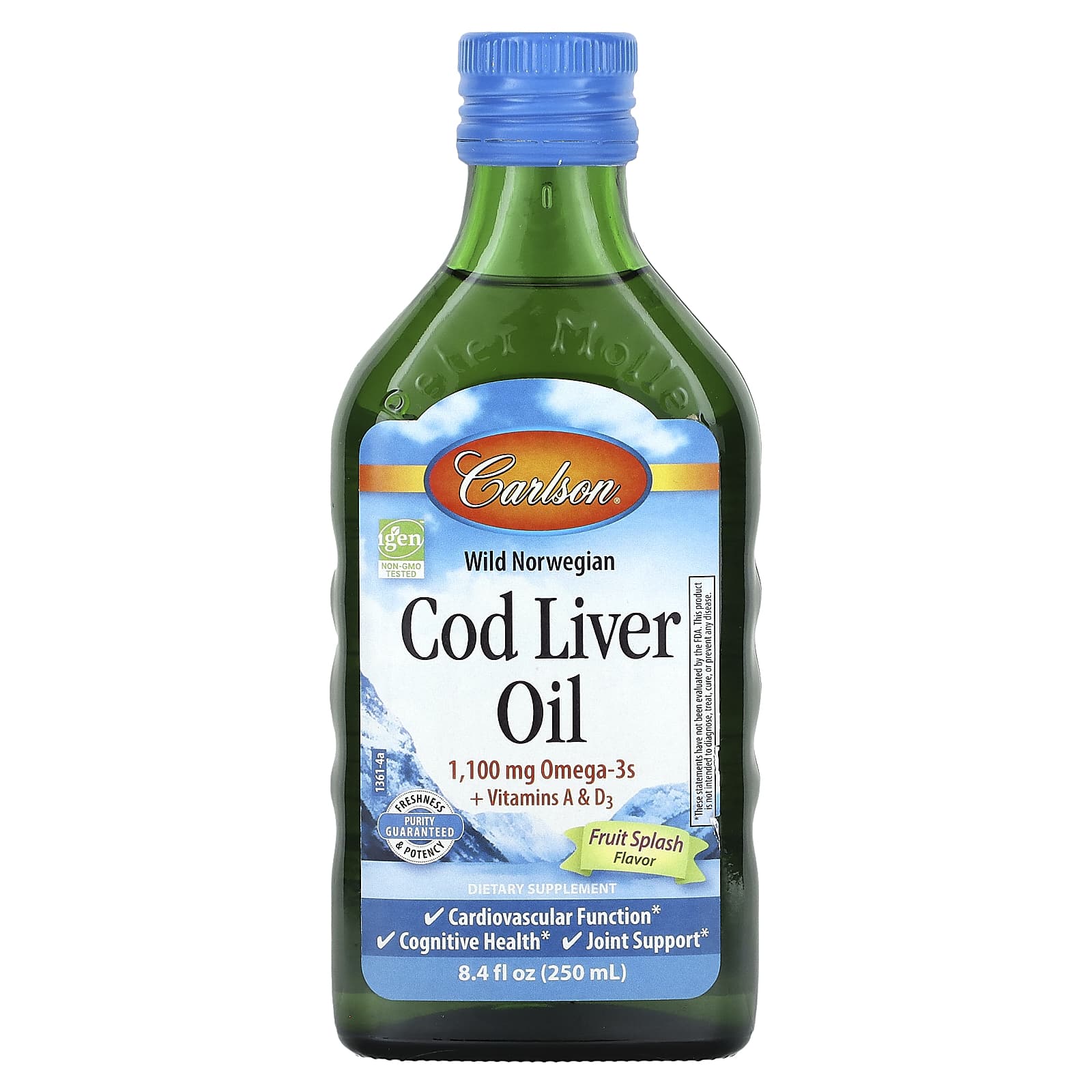 

Norwegian Wild Cod Liver Oil, Fruit Splash, 250 Ml (8.4 Fl Oz)
