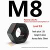 35CrMo High-Strength Hex Nut, Grade 10.9, Blackened, M8-M30