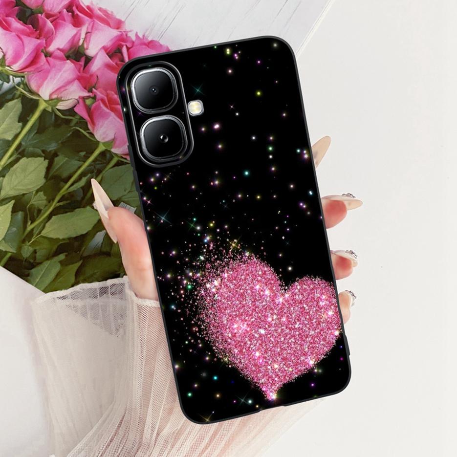 For Infinix Smart 20 Case X6840 X6840B Luxury Bow Flowers Painted Cover Soft Silicone Case For Infinix Smart 20 Smart20 4G Shell