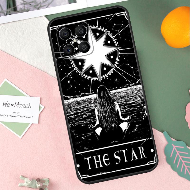 Witches Moon Tarot Case For Huawei P20 P30 P40 Lite P50 Pro Nova 5T P Smart 2021 Funda For Honor 50 70 X8 X9