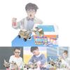 Hydraulic Excavator Material Kit For Elementary School Steam Science Diy Large Children Wooden Building Set