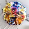 1 PC Automatic Folding Umbrella - Dragon Ball Super Pattern Portable Foldable Design With 8 Ribs Christmas Birthday Gifts