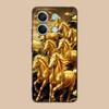 Golden Horse Year Mobile Phone Case for POCO M7 M6 M5 M4 M3 X7 X6 X5 X4 X3 Pro GT 5G Colorful Printing Cover Cover Pretty Luxury