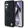 Bmw Leather Half Textured Magsafe Case   For Samsung Galaxy S25 Black