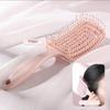 1Pcs Elastic Massage Comb Hollow Out Hair Brush Scalp Massage Combs Hair Styling Detangler Fast Blow Drying Detangling Tool