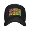 Regenbogen Sequentielle Baseballkappe Designerkappe Herren Große Größe Hut Kappen Damen Herren