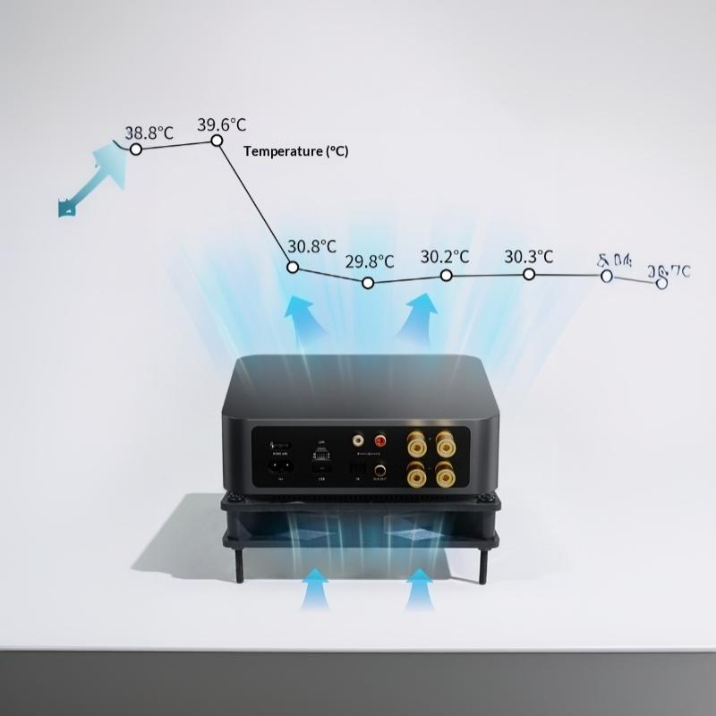 Wireless Silent Cooling Fan For Android Tv Box Router Pc Set Top Box Usb Power Mini Cooler