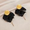 Pinkdudu Rose Flower Petal Drop Earrings Resin Gradient Color Flower Earrings Women Jewelry PD2382PD2382