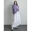 Womens Oversized Crew Neck Knit Sweater Loose Fit Casual Pullover Winter Solid Color Acrylic Blend