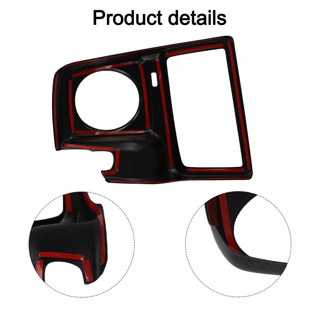 Premium Carbon Fiber Gear Shift Frame Cover Trim for Honda For Civic 2006 2011 Perfect Fit Reliable Performance