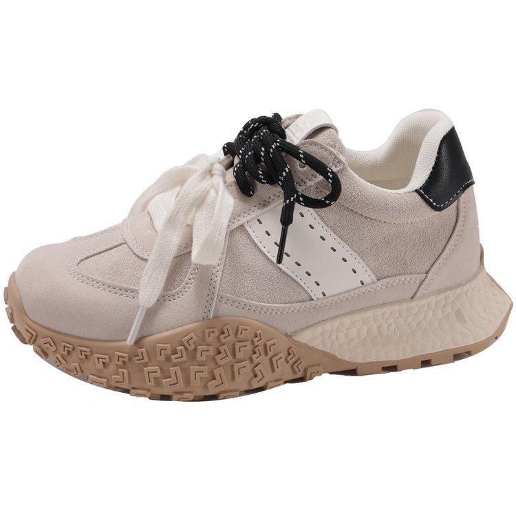 

Inner height increase German training shoes women s 2025 autumn new versatile yellow thick-soled breathable sports and leisure shoes Forrest Gump shoe 40