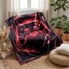Gaming Controller with Colorful Splatter Theme blanket Lightweight Warm Flannel Blanket Decorative Throw Blanket for Home Decoration