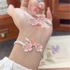 Gradient Floral Pattern Bracelet Sturdy High Quality Alloy Craft Delicate Bangle Jewelry For Everyday Elegances