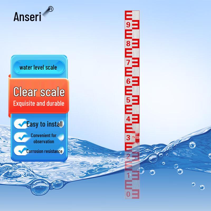 Ansell Stainless Steel Water Level Ruler