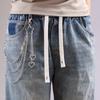 Catena Metallico Multi-strato a Stella Pentagramma per Cintura Stile Street Dance