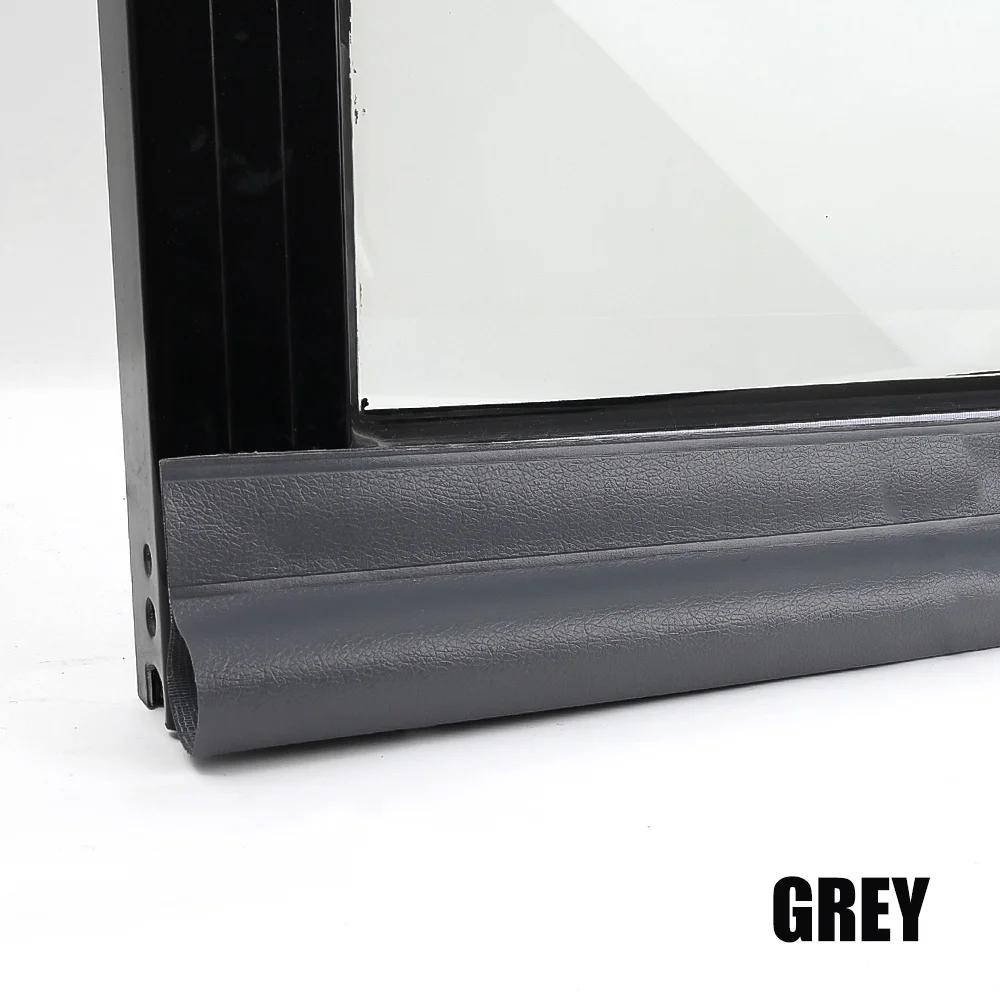 Adjustable Door Bottom Seal Strip Weatherstrip Under Door Draft Stopper Anti-Cold One Side Gap Blocker Foam Weather Strip Adjust