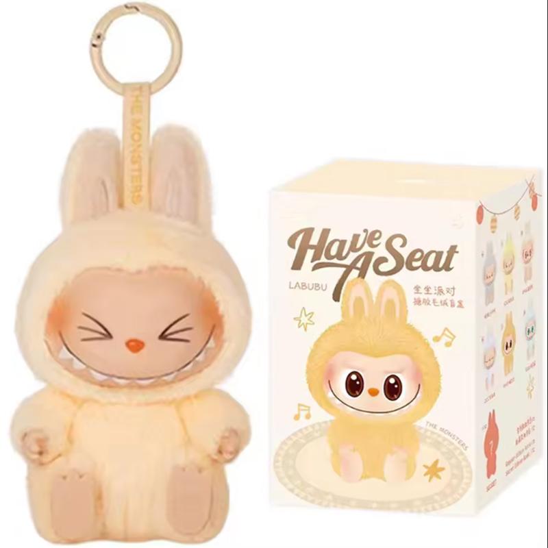 1:1 kvalitní kawaii monstrum labubu blinds box Series PVC labubu macaron přívěsek panenka monstrum klíčenka narozeninový svátek dětský dárek