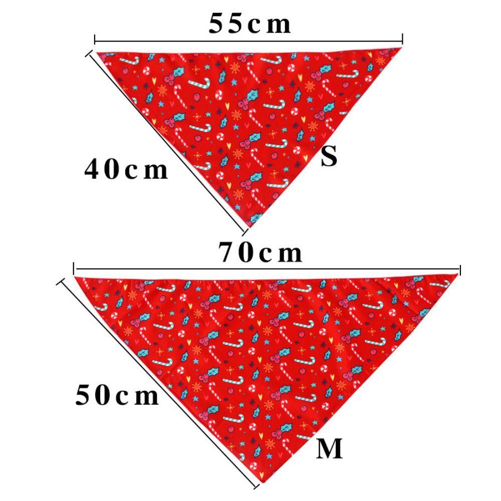 2Pcs Cute Kitten Dress Up Accessories Bat Triangle Scarf Cat Christmas Bib Hat Set  Pet Accessories