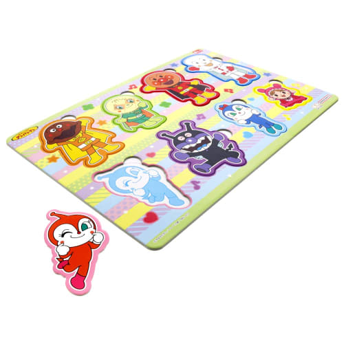 Sunstar Stationery Happy Loppy Puzzle 8P Nakama Go! Anpanman 6850010A